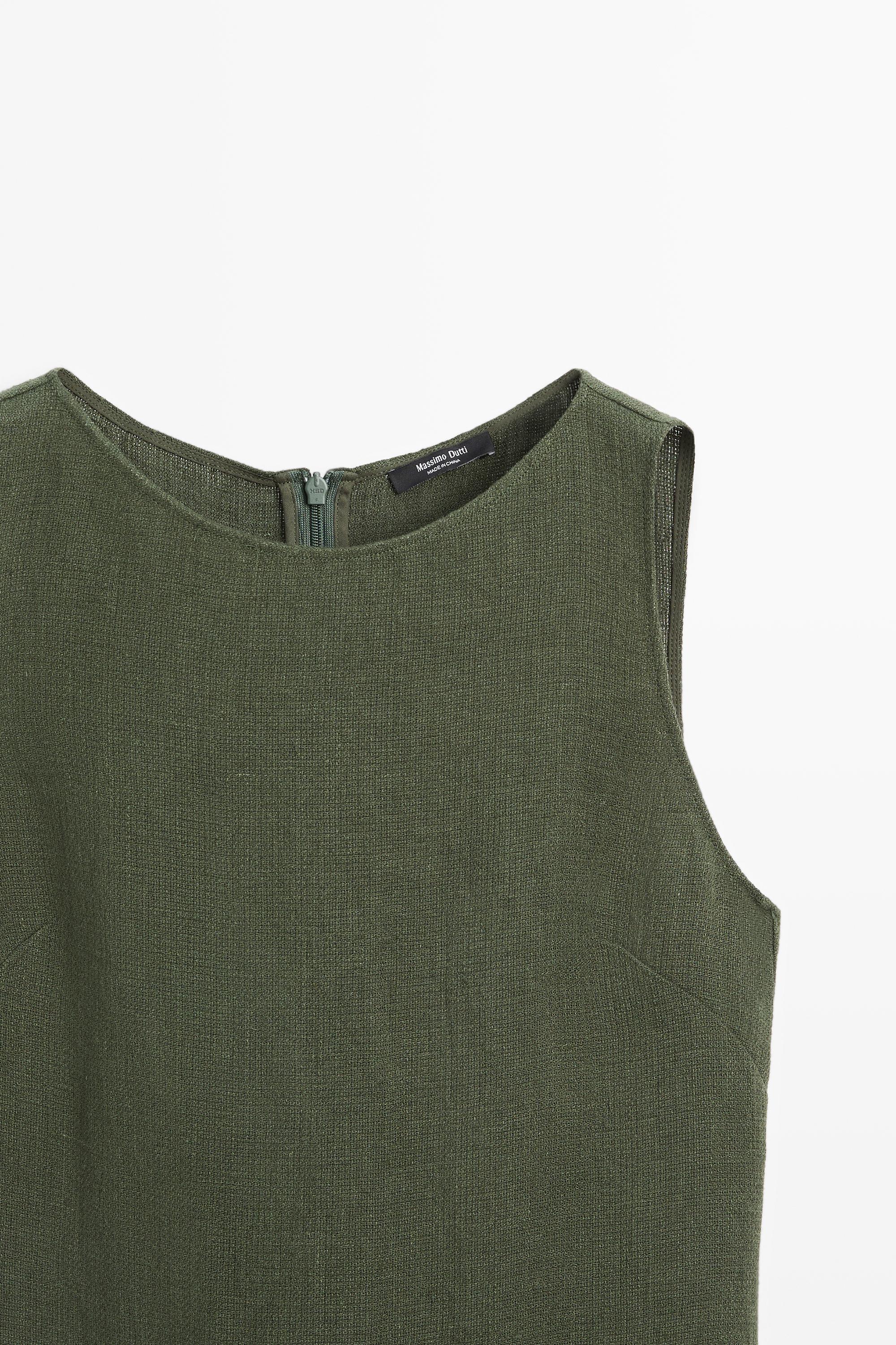 Long linen dress